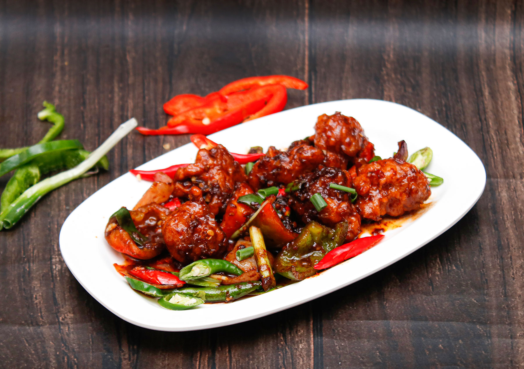 Chicken Chilly (Bone)